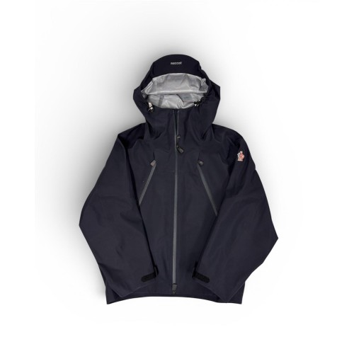 Moncler Grenoble Navy Technical Hooded Ski Jacket. 2