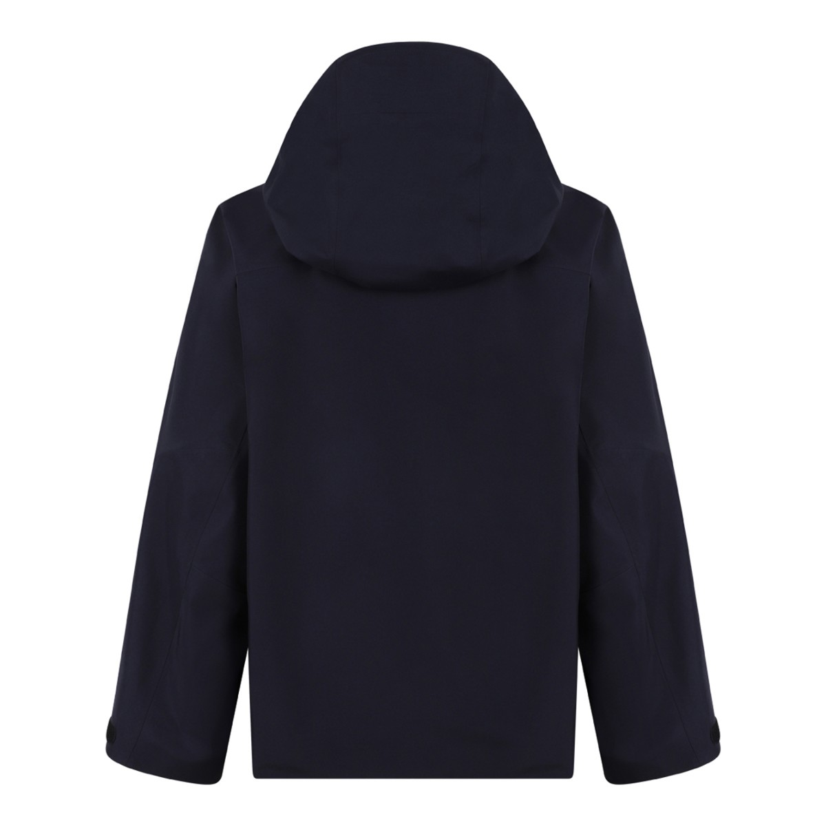 Moncler Grenoble Navy Technical Hooded Ski Jacket.