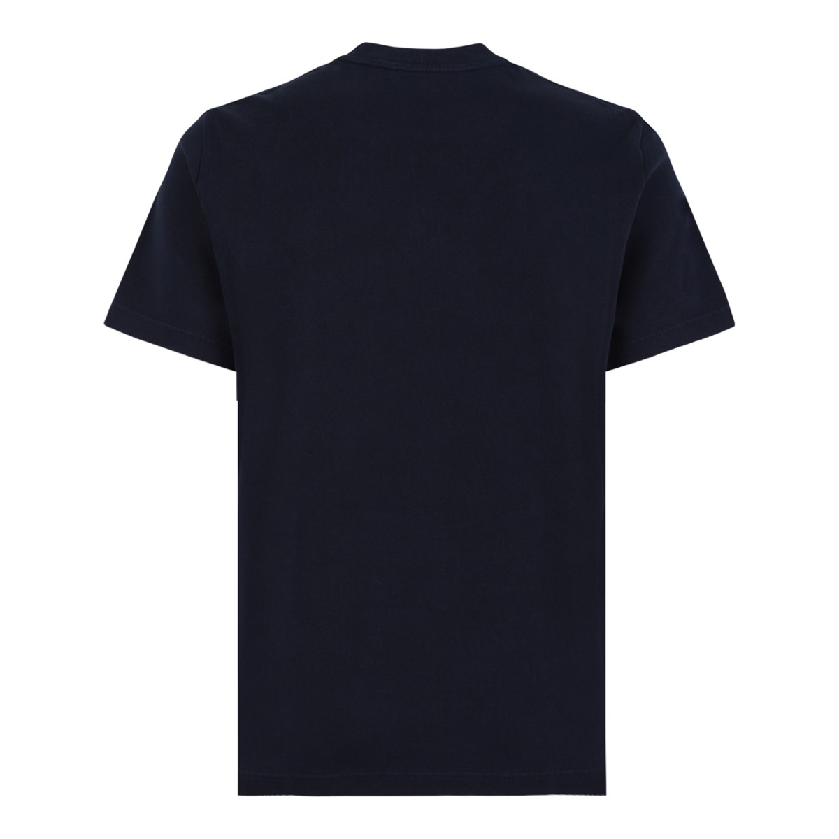 Moncler Navy Cotton Logo T-Shirt.