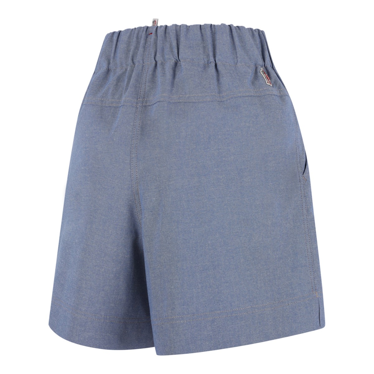 Light Blue Cotton Shorts