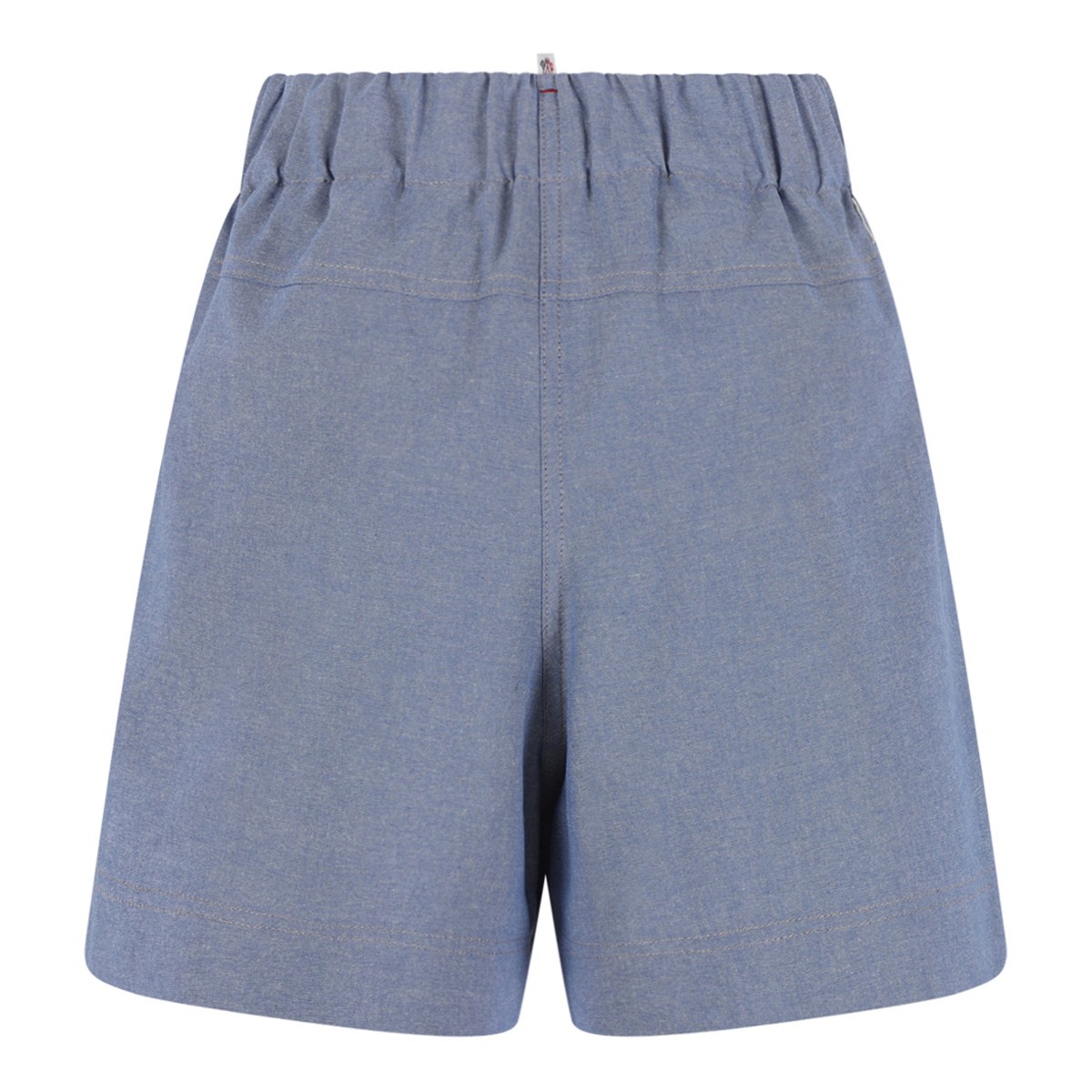 Light Blue Cotton Shorts