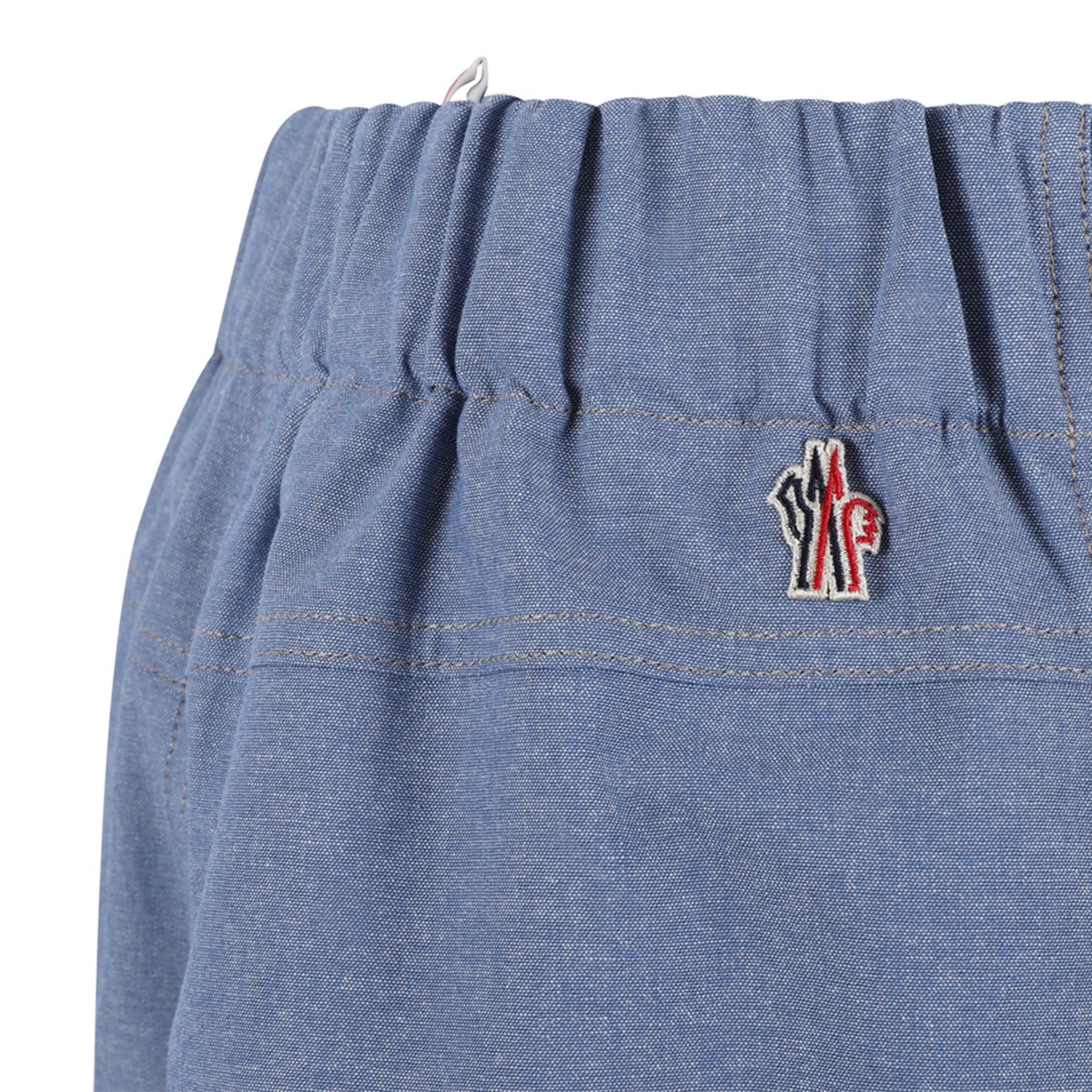 Light Blue Cotton Shorts