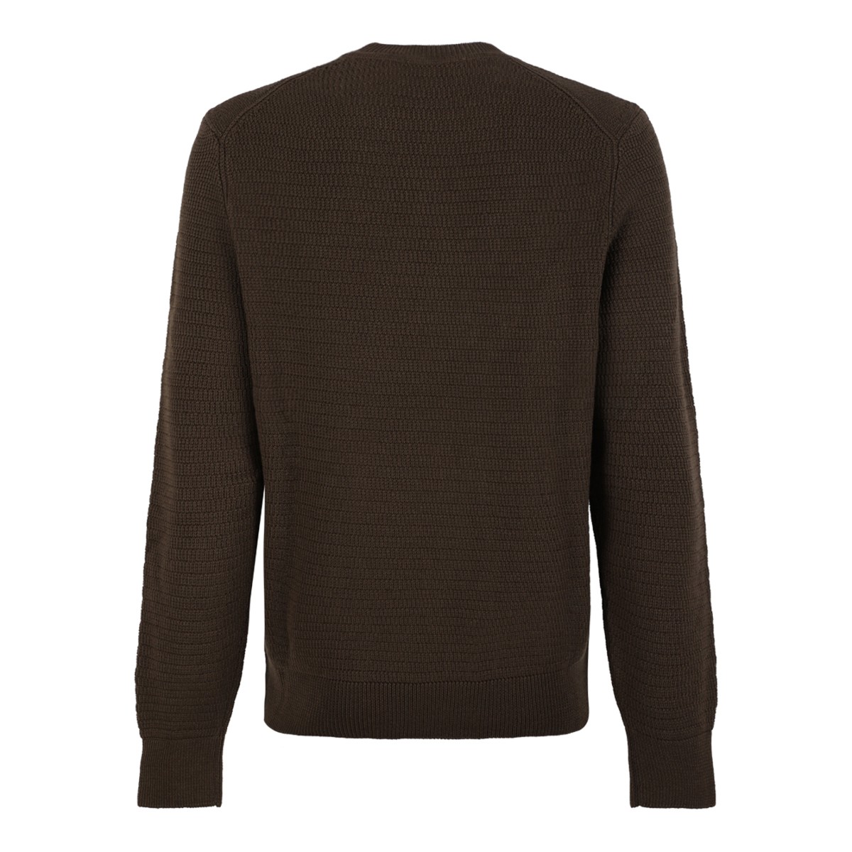 Boss Camel Brown Crew Neck Knit Sweater.