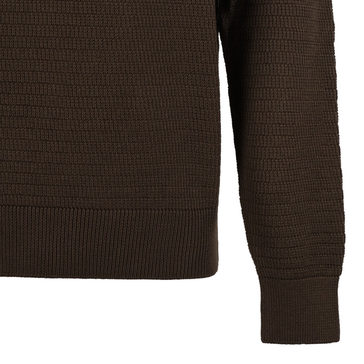 Boss Camel Brown Crew Neck Knit Sweater.