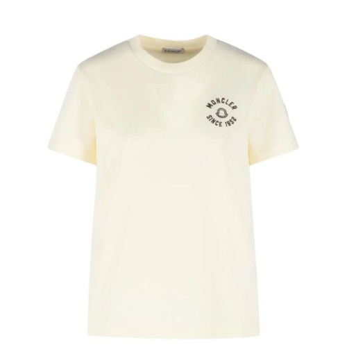 Ivory Logo Cotton T-Shirt