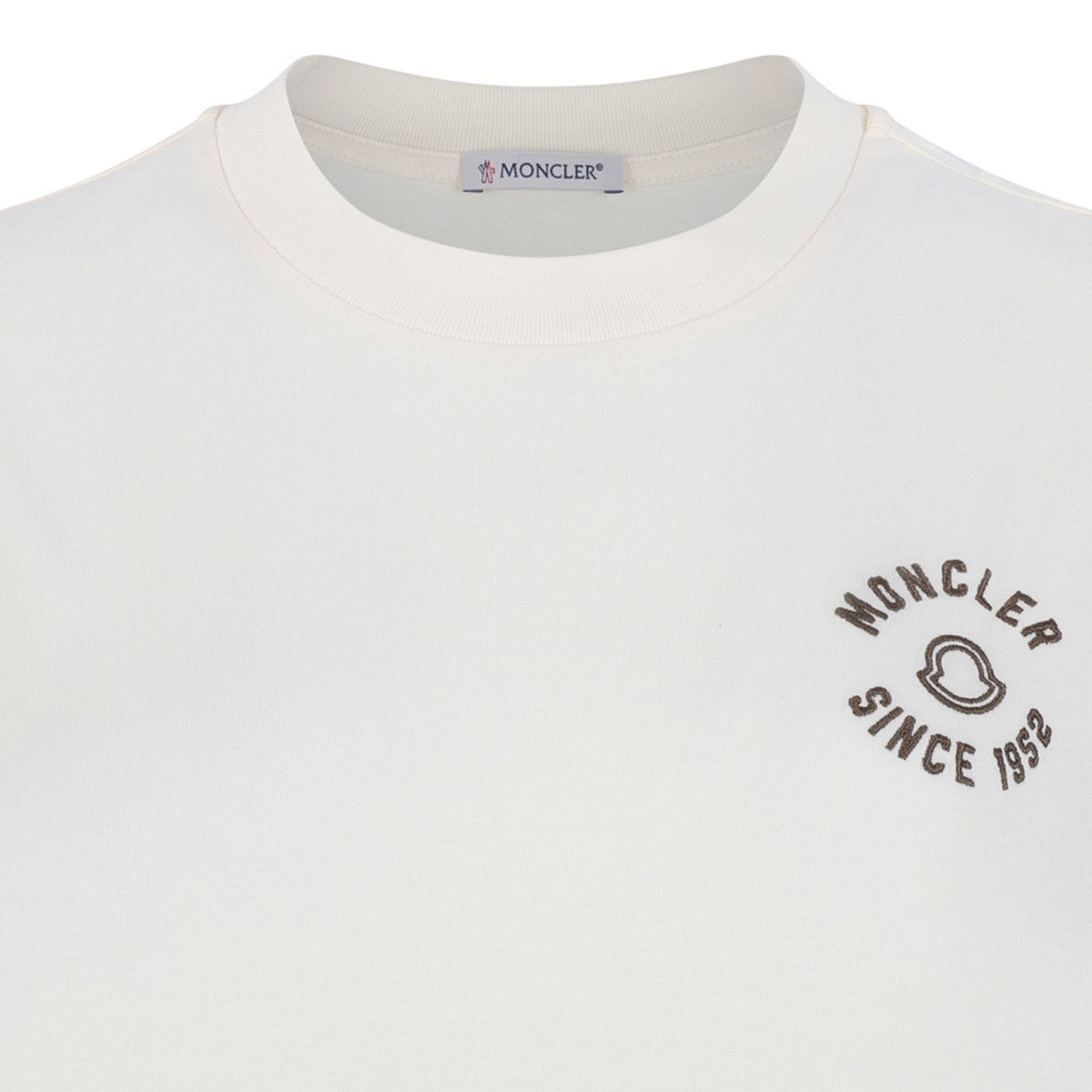 Ivory Logo Cotton T-Shirt