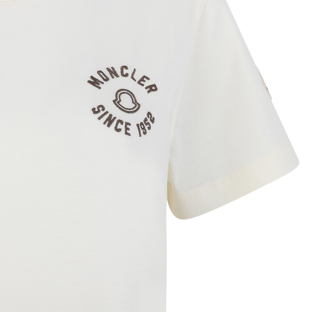 Ivory Logo Cotton T-Shirt