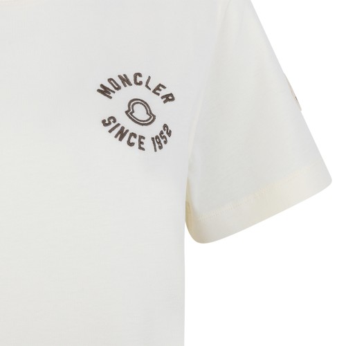 Ivory Logo Cotton T-Shirt