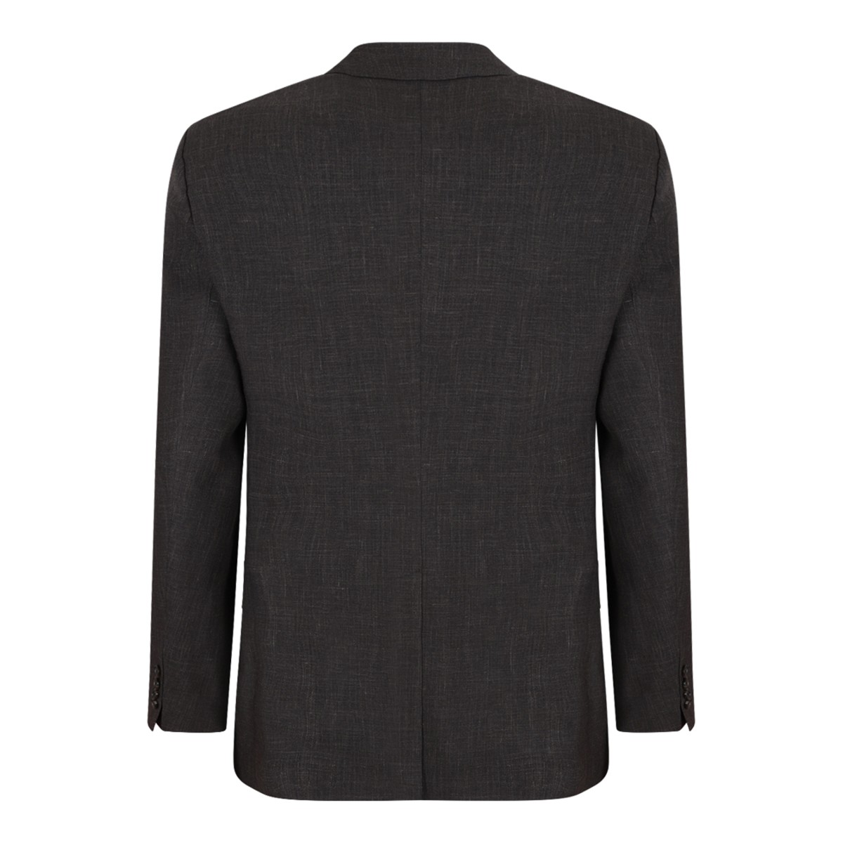 Brown Tailored Wool Jacket