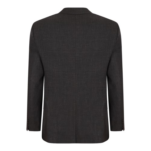 Brown Tailored Wool Jacket