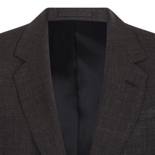 Brown Tailored Wool Jacket