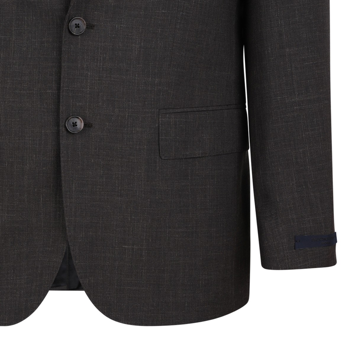 Brown Tailored Wool Jacket