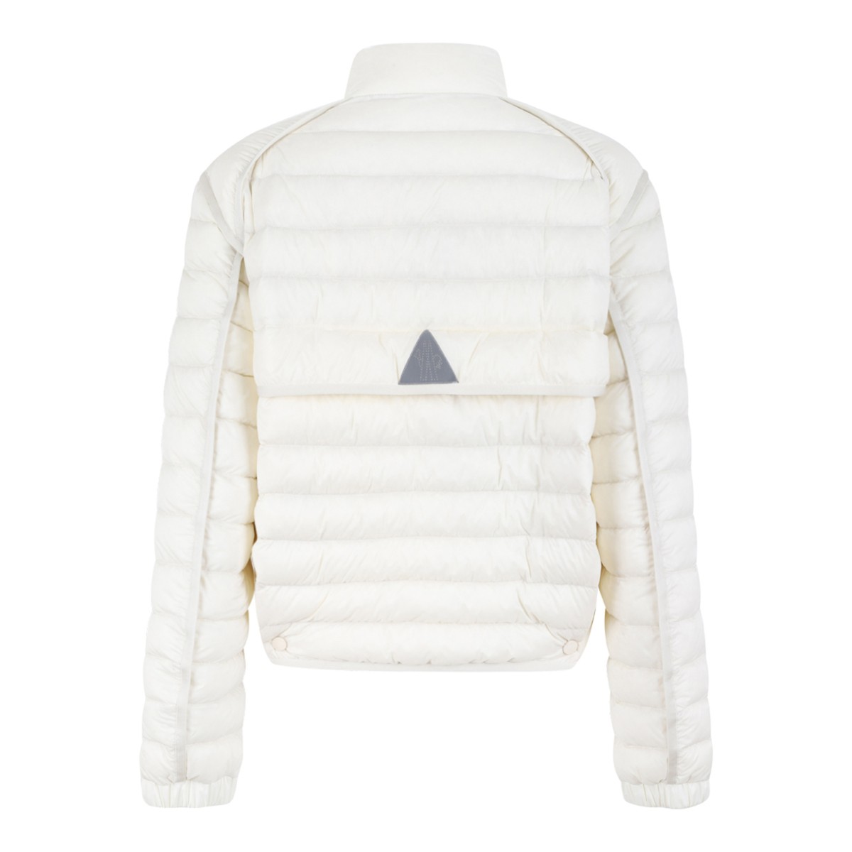 Modulains Ivory Quilted Bomber Jacket