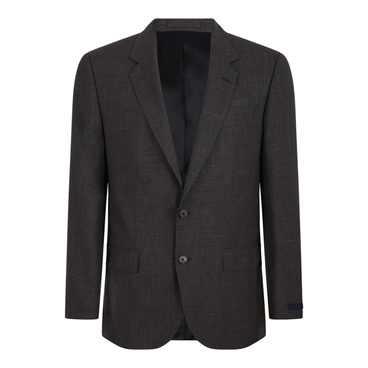 Brown Tailored Wool Jacket