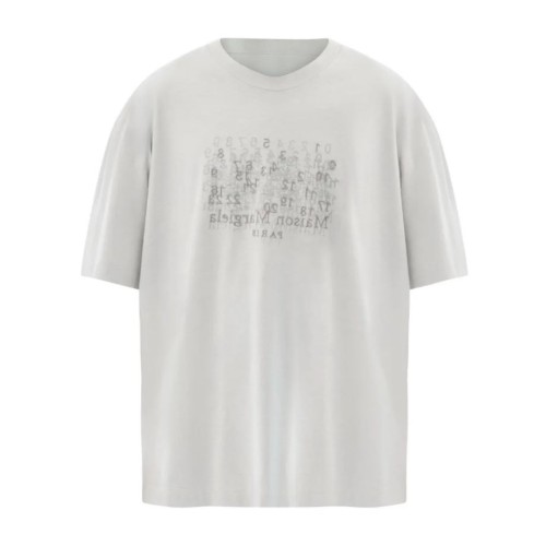 Pearl Grey Logo Print T-Shirt