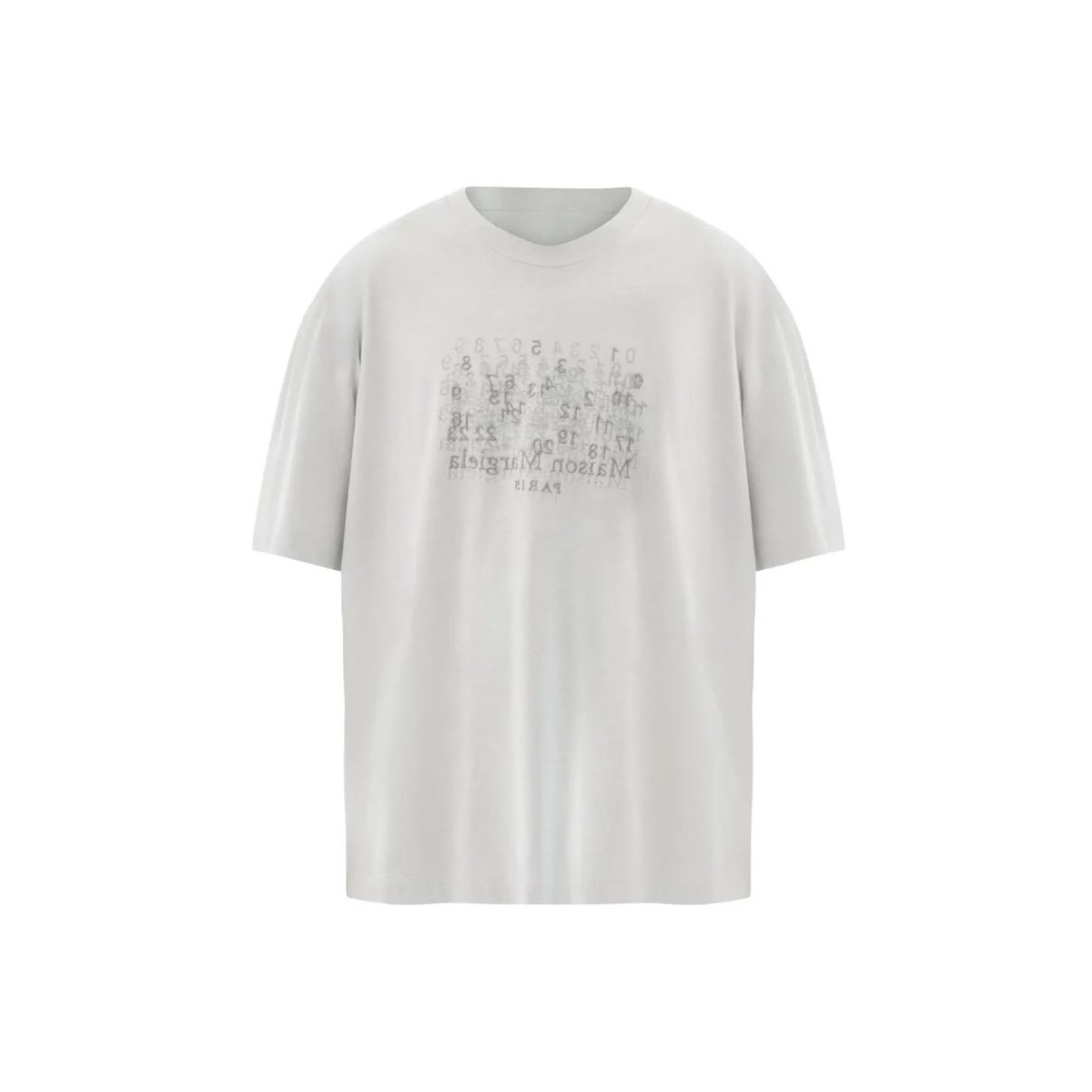 Pearl Grey Logo Print T-Shirt