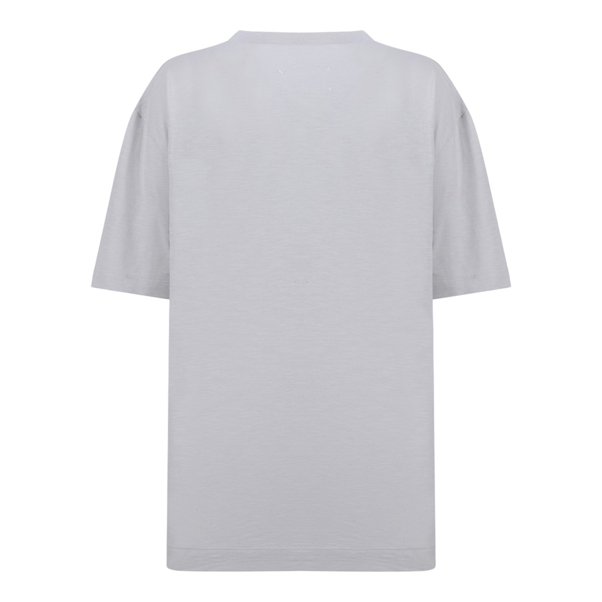 Pearl Grey Logo Print T-Shirt