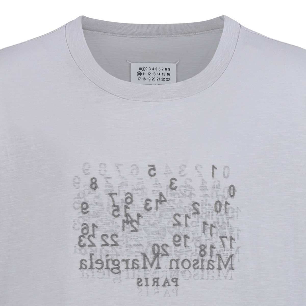 Pearl Grey Logo Print T-Shirt