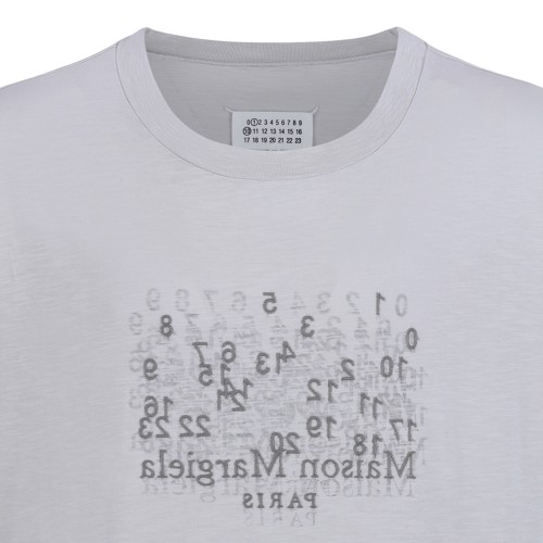 Pearl Grey Logo Print T-Shirt