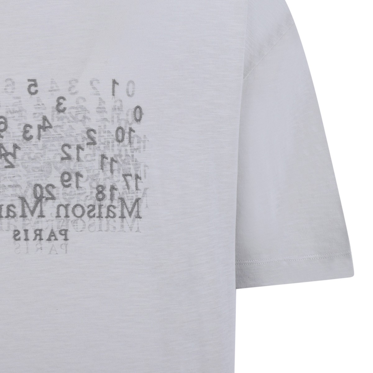 Pearl Grey Logo Print T-Shirt