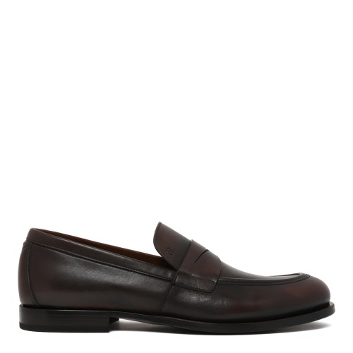 Black Leather Loafers
