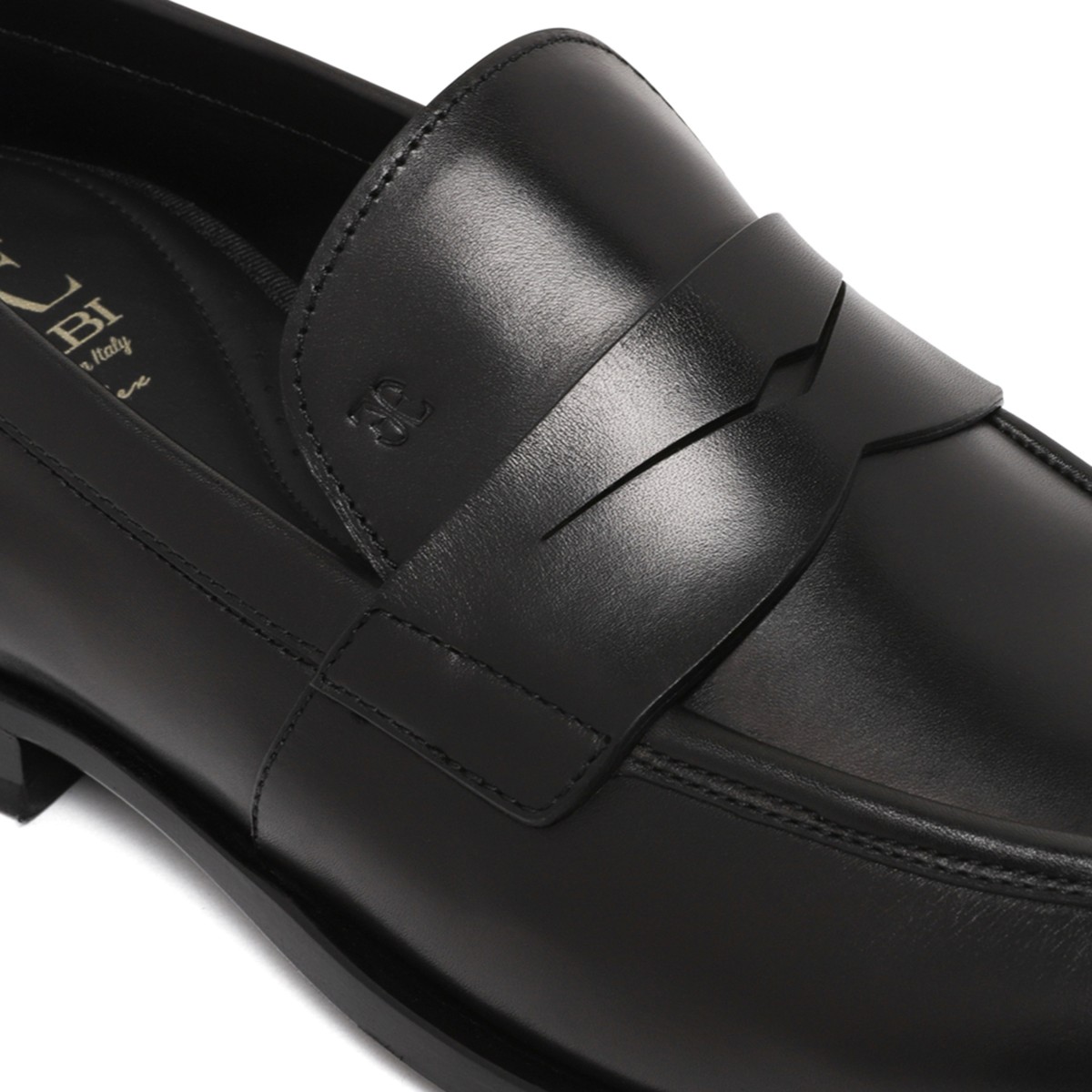 Black Leather Loafers