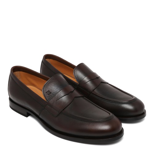 Black Leather Loafers
