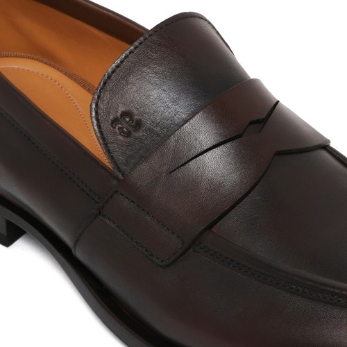 Black Leather Loafers