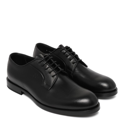 Black Leather Derby Shoes 2