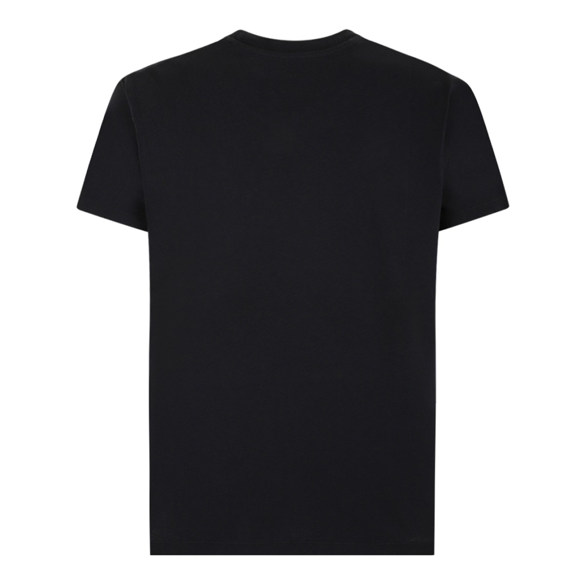 Maison Margiela Grey Cotton T-Shirt with Check Print.