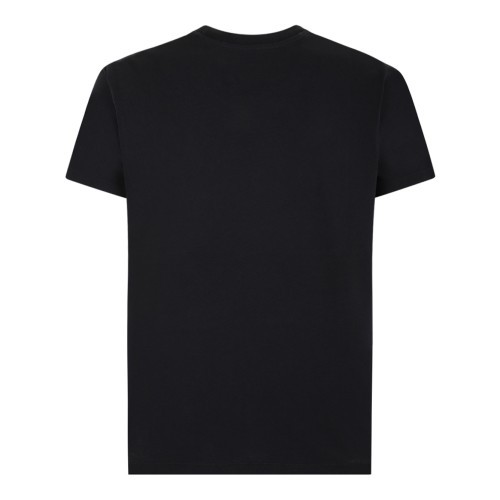 Maison Margiela Grey Cotton T-Shirt with Check Print.