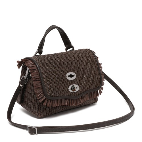 Zanellato Brown Woven Leather Handbag.