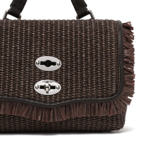 Zanellato Brown Woven Leather Handbag.