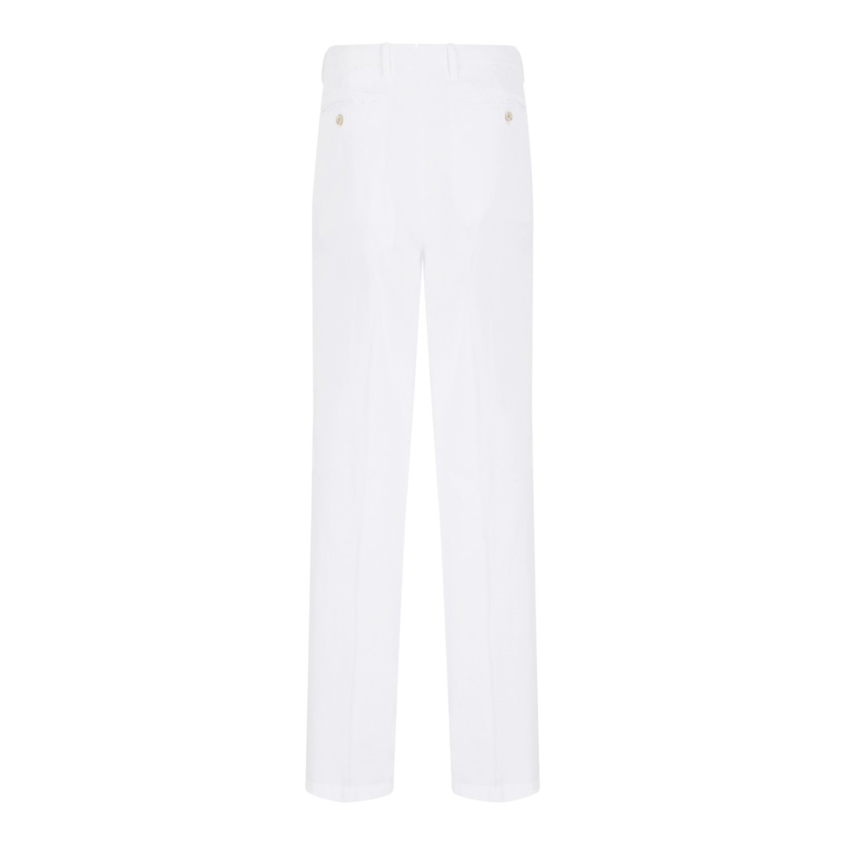 Boglioli White Tailored Single-Breasted Suit.