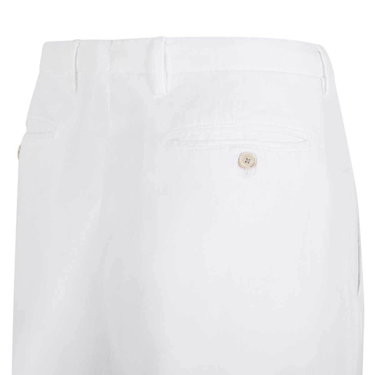 Boglioli White Tailored Single-Breasted Suit.