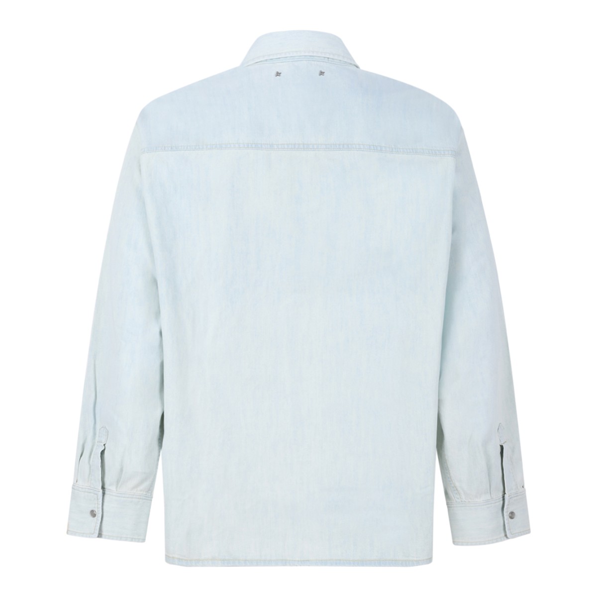 Golden Goose Light Blue Denim Shirt.
