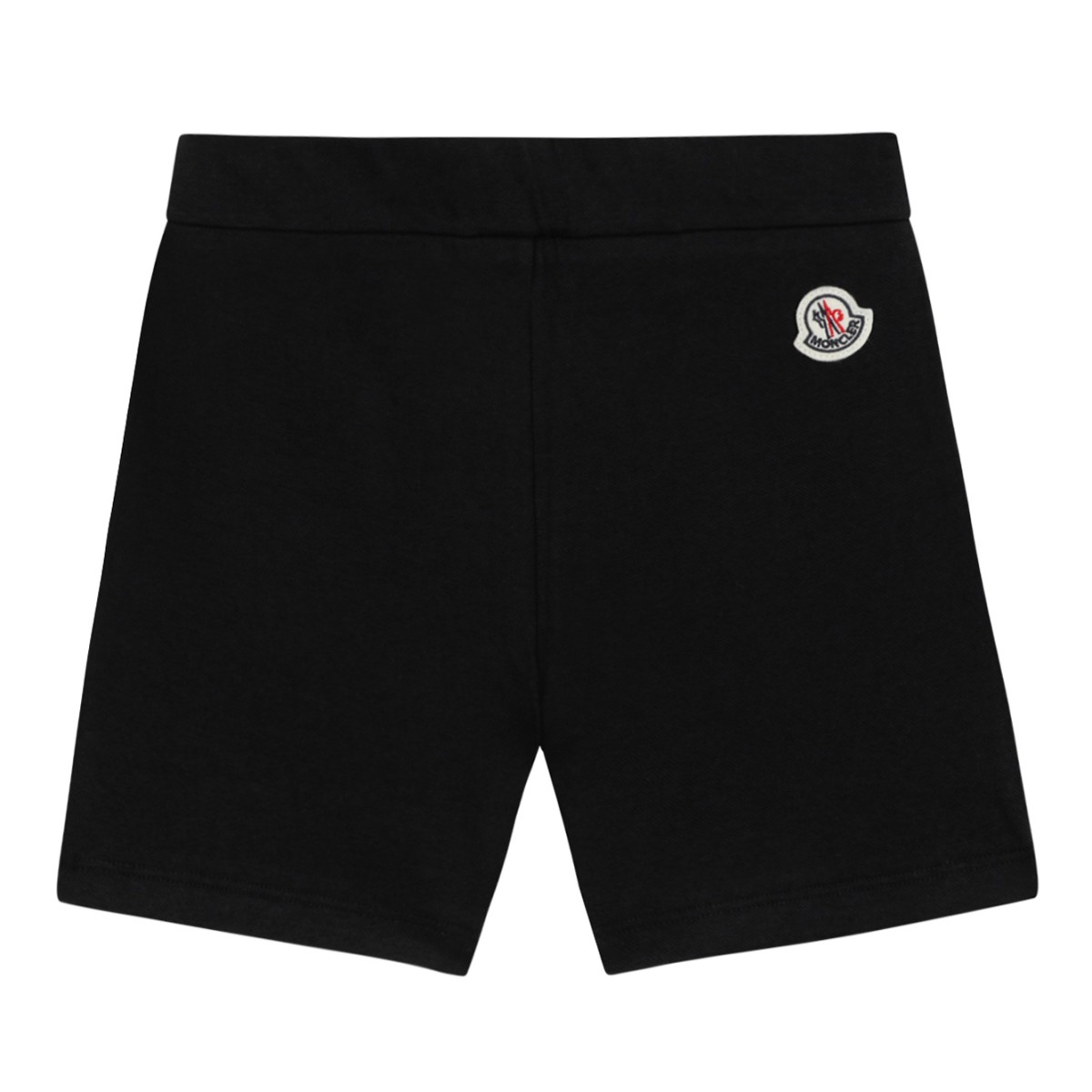 Moncler Baby White Polo and Black Shorts Set.