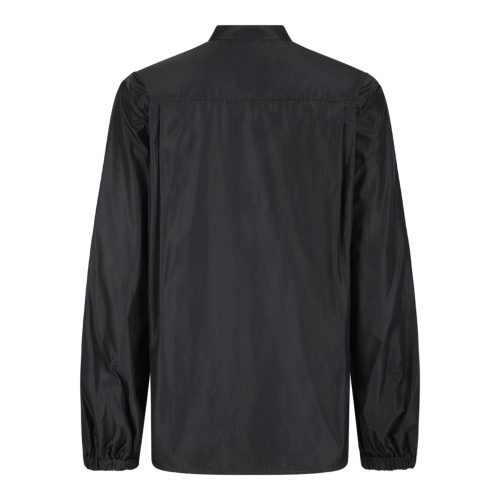 Douuod Navy Technical Drawstring Shirt Jacket.