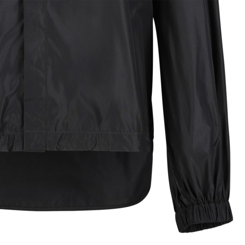 Douuod Navy Technical Drawstring Shirt Jacket.