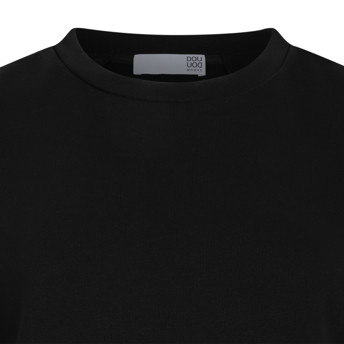 Douuod Navy Cotton Sleeveless Sweatshirt.