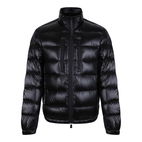 Moncler Black Quilted Down Jacket.