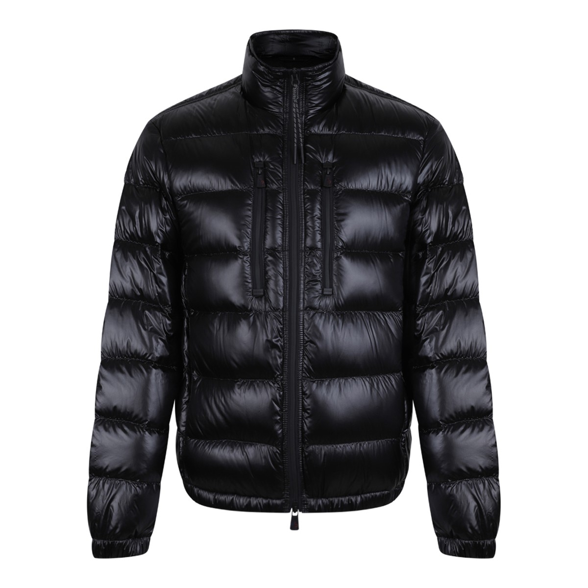 Moncler Black Quilted Down Jacket.