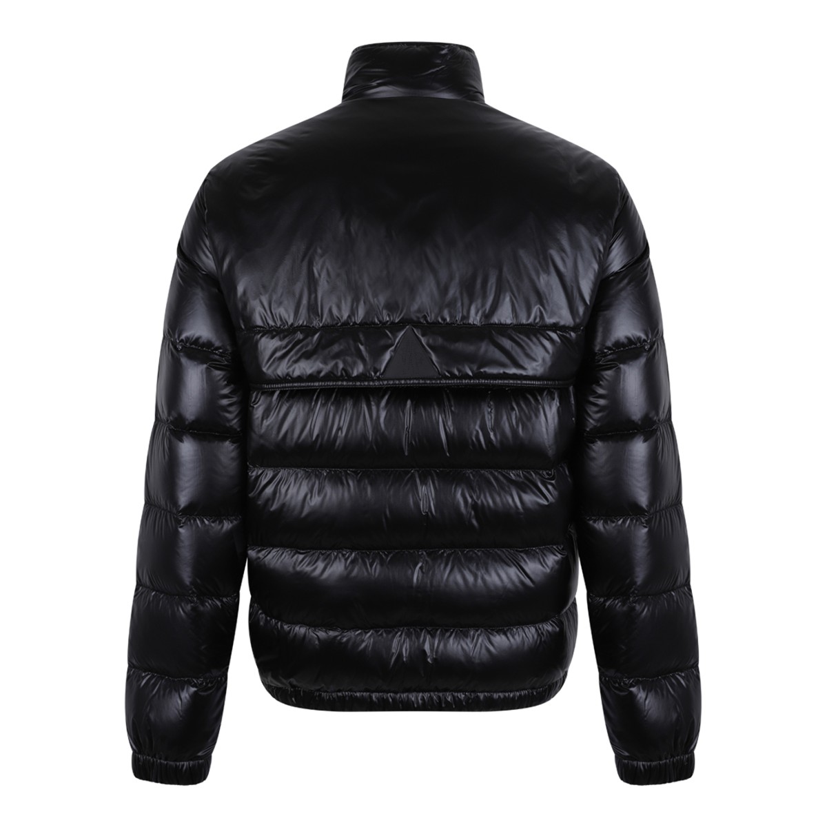 Moncler Black Quilted Down Jacket.