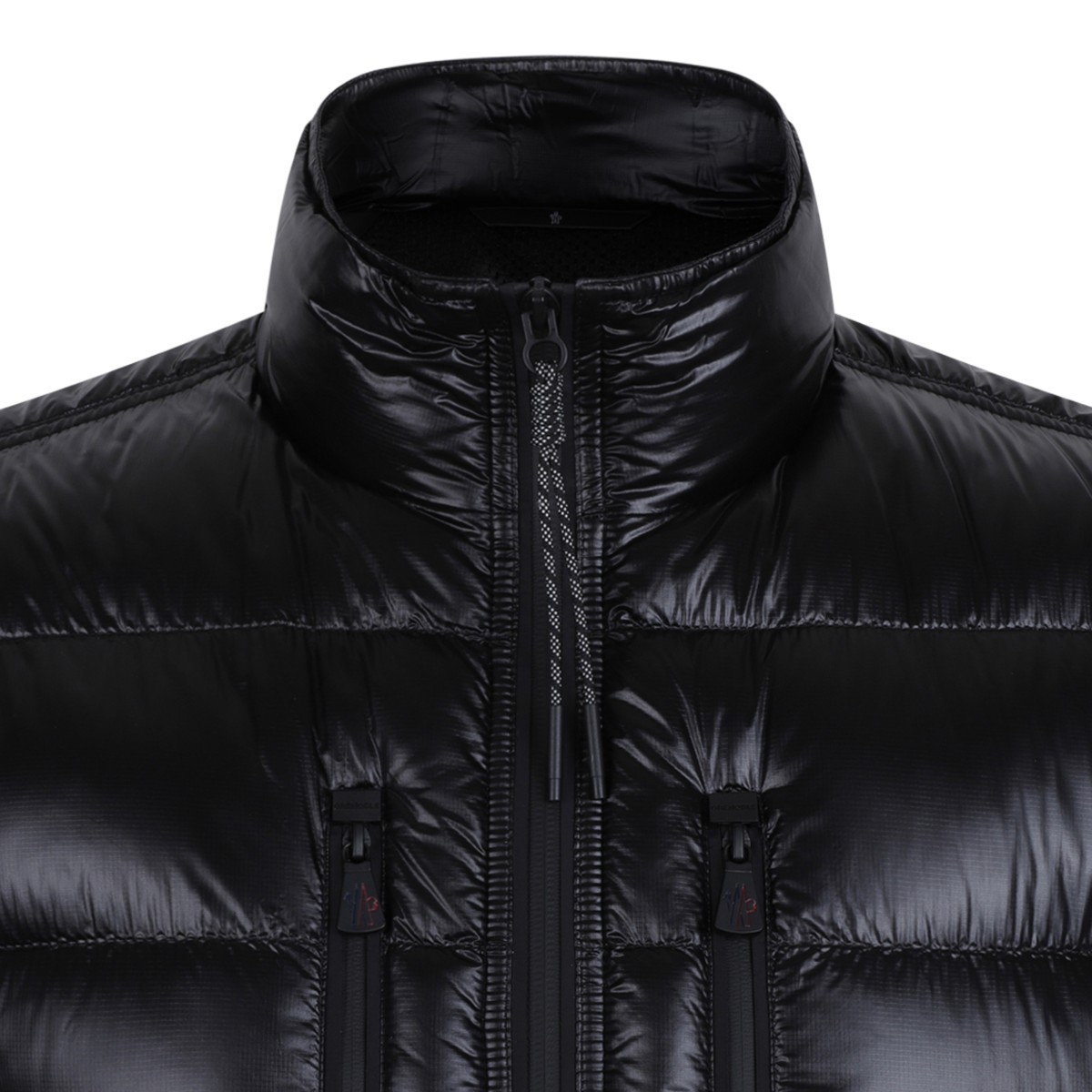 Moncler Black Quilted Down Jacket.