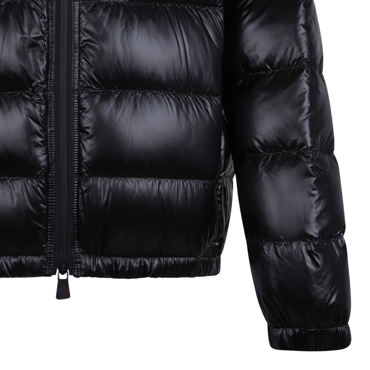 Moncler Black Quilted Down Jacket.