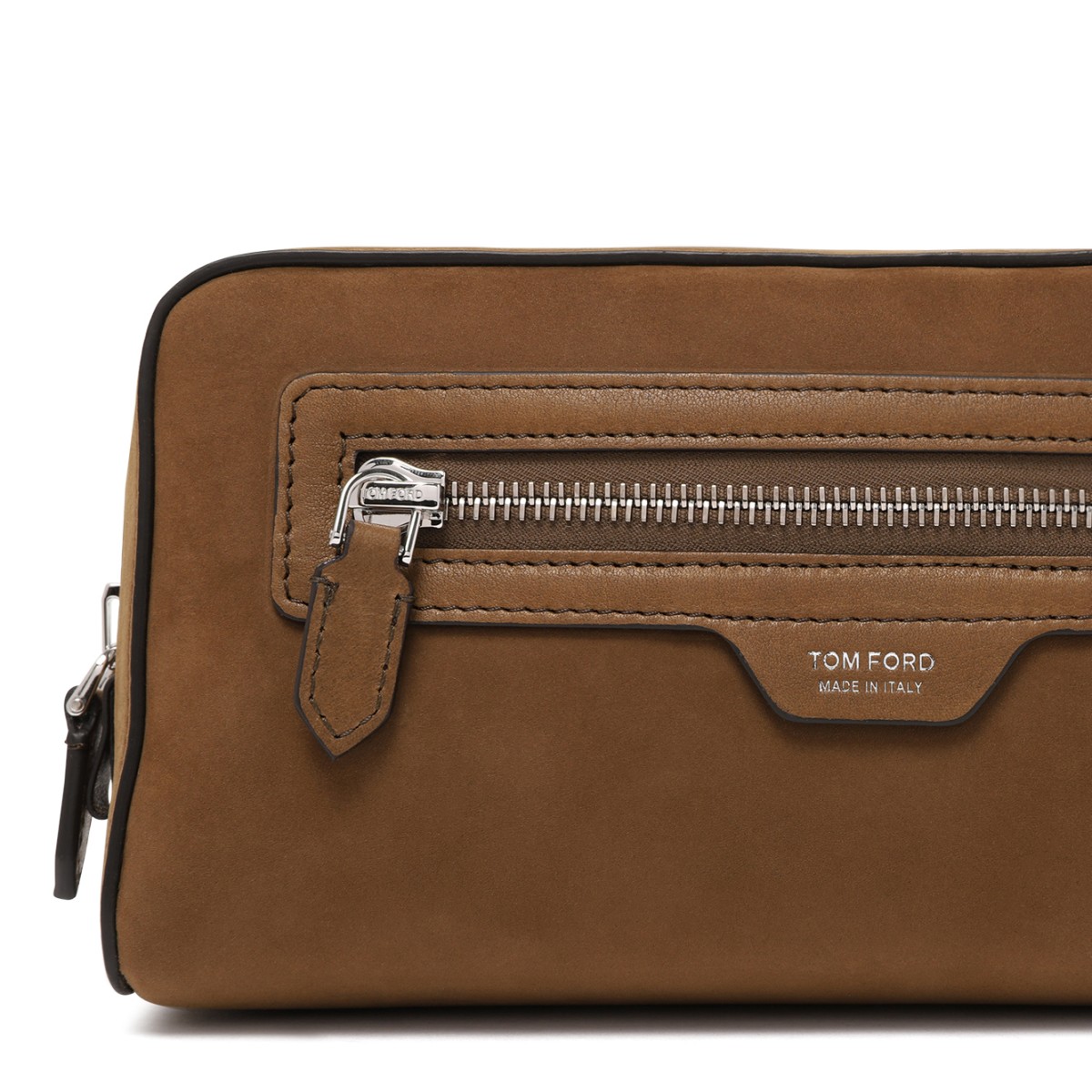 Tom Ford Brown Leather Beauty Case.