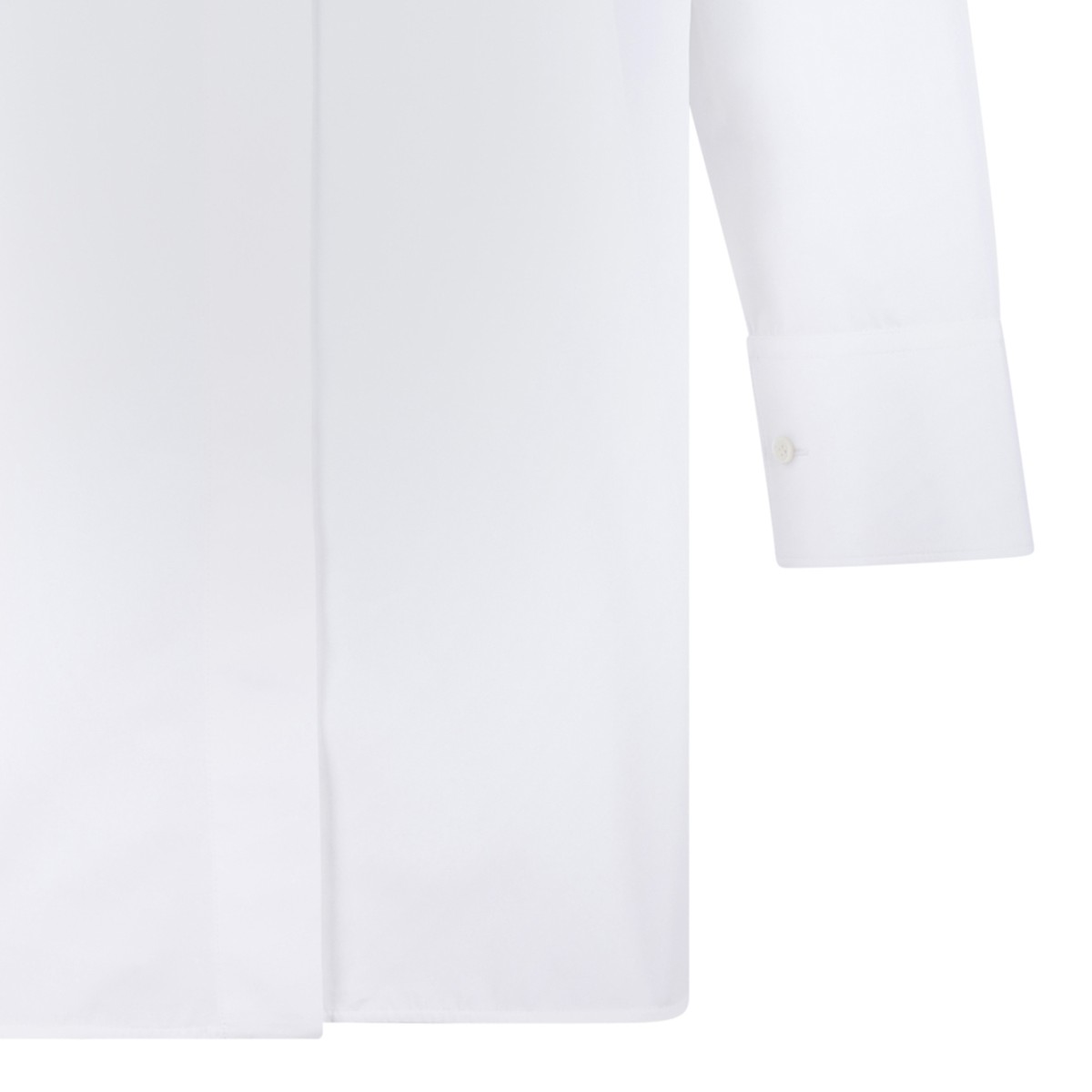 Givenchy White Cotton Poplin Shirt.