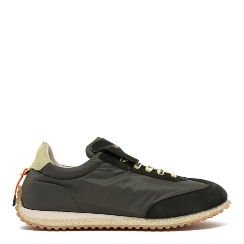 Alexander McQueen Military Green Citrus Low-Profile Sneakers.