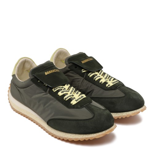 Alexander McQueen Military Green Citrus Low-Profile Sneakers.