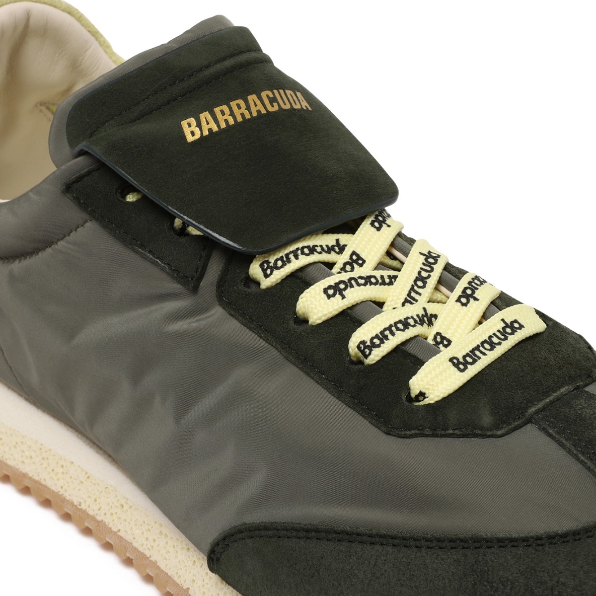Alexander McQueen Military Green Citrus Low-Profile Sneakers.